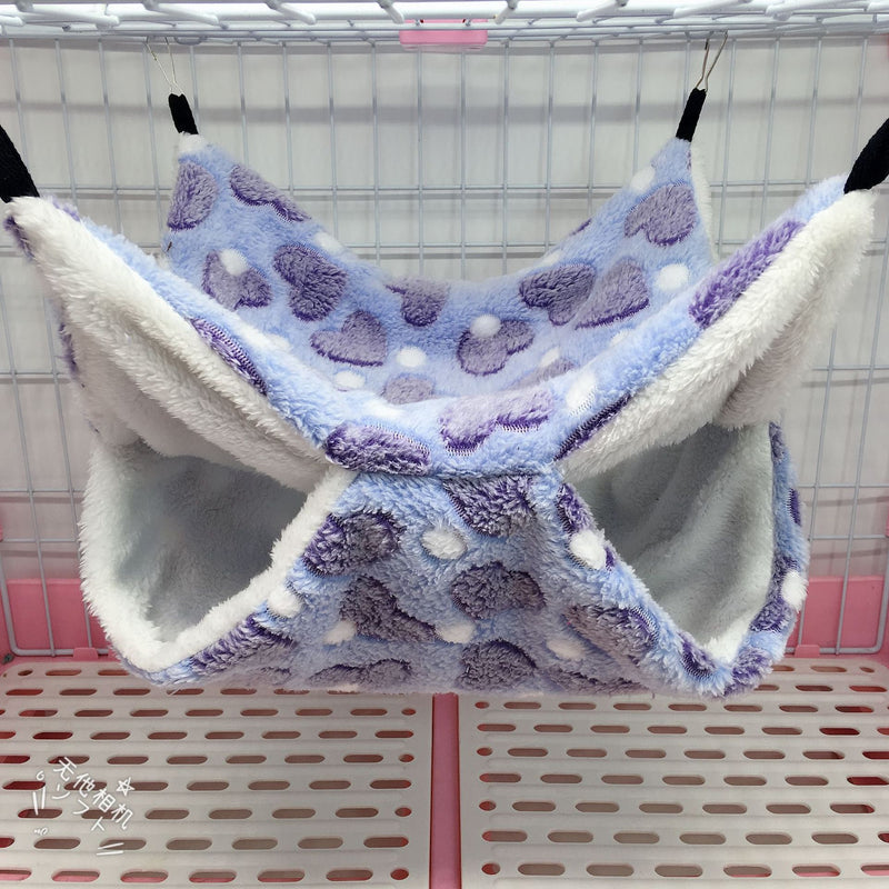 Double-Layer Fleece Pet Hammock