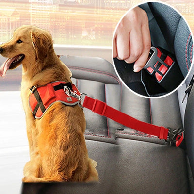 Adjustable Pet Car Seat Belt Tether