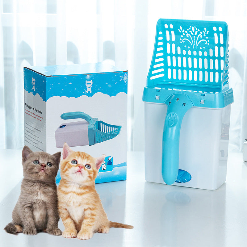 Cat Litter Scoop System with Waste Bags