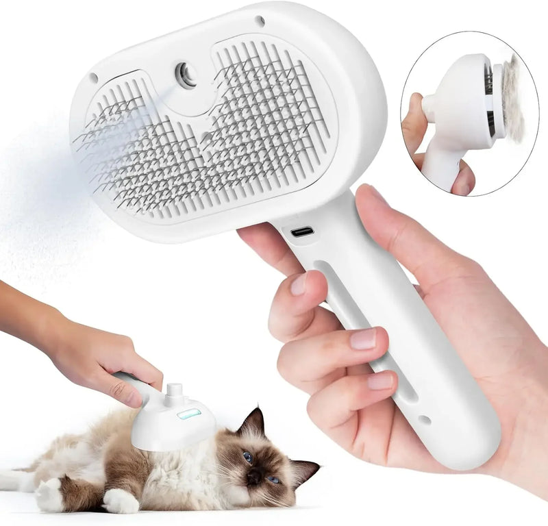 Spray Dematting Pet Grooming Brush