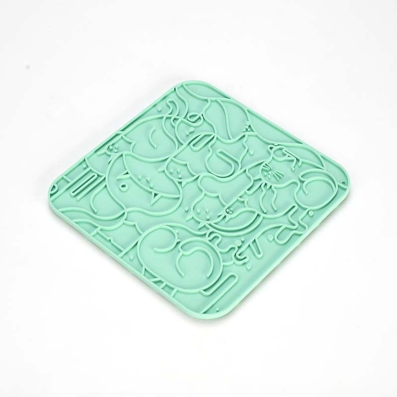 Cross-border New Silicone Pet Slow-Feeding Mat For Licking