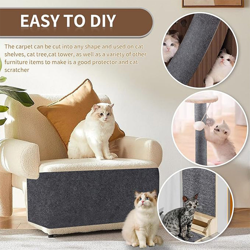 Self-Adhesive Cat Scratch Carpet Mat