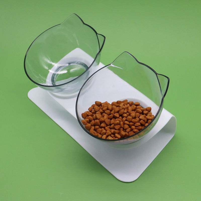 Raised Cat Food Bowl – Neck Support