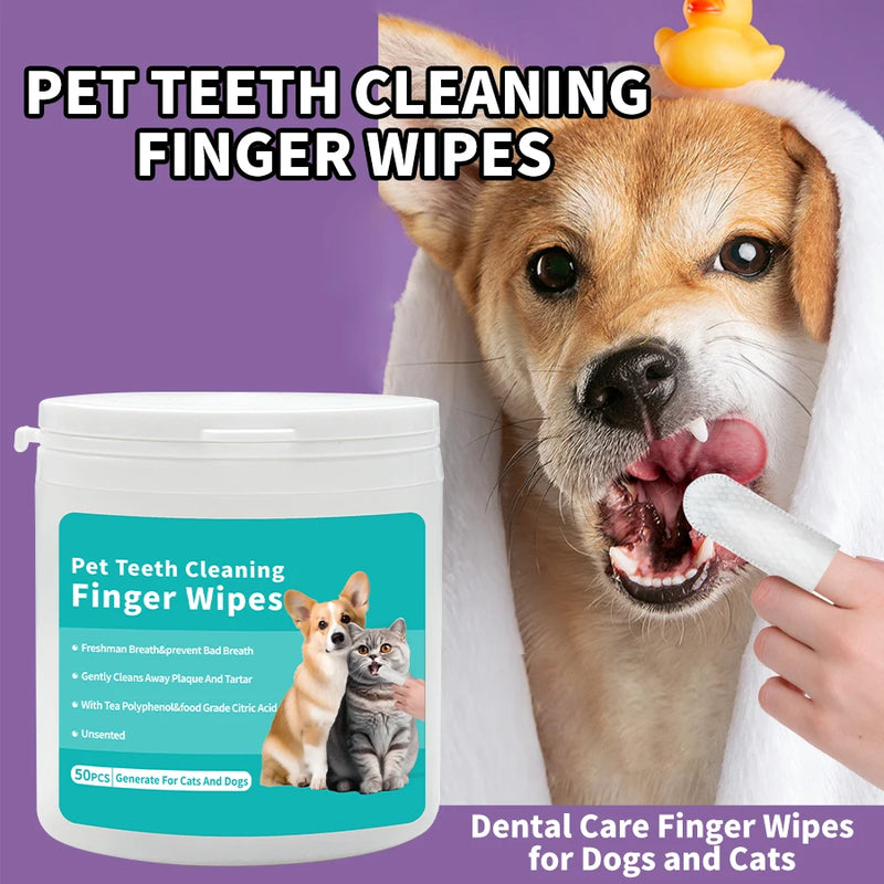 Pet Dental & Ear Cleaning Wipes