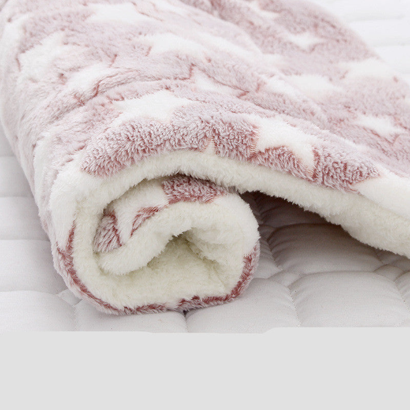 Extra-Warm Thickened Pet Fleece Blanket
