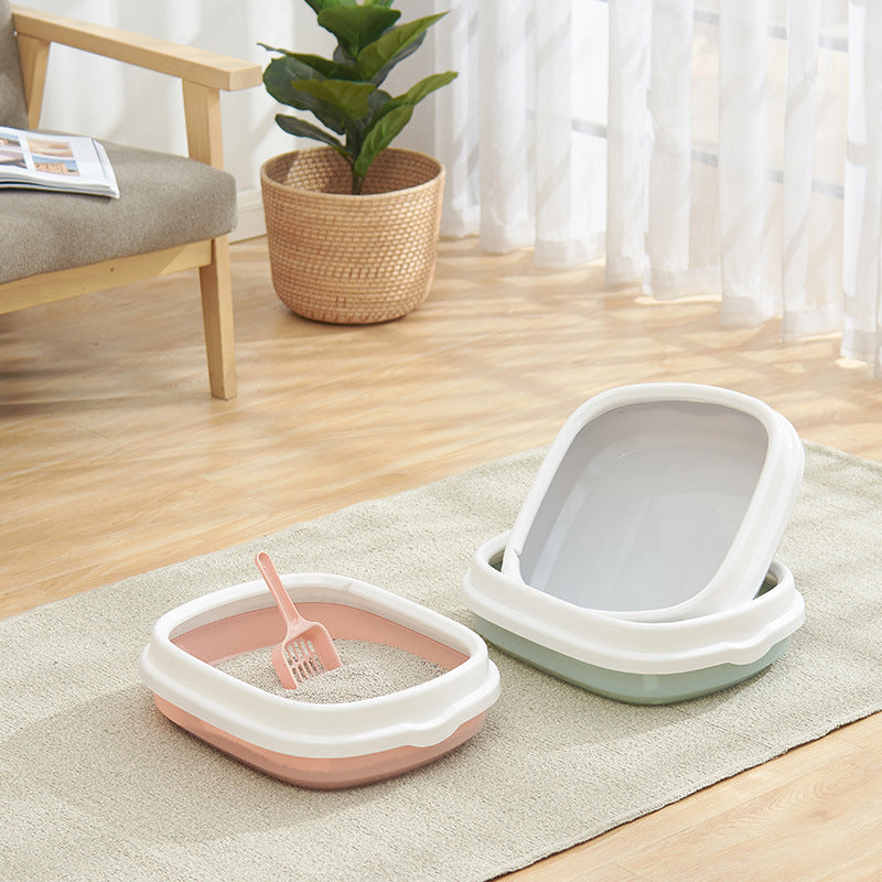 Large Anti-Splash Cat Litter Box