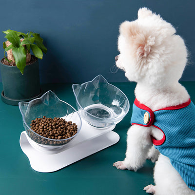 Angled Cat Bowl – Whisker Relief